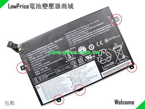 副廠/原廠 原廠 Sb10k97569 電池 适合 Lenovo 01av412 Rechargeable Li-ion 11.1v 45wh