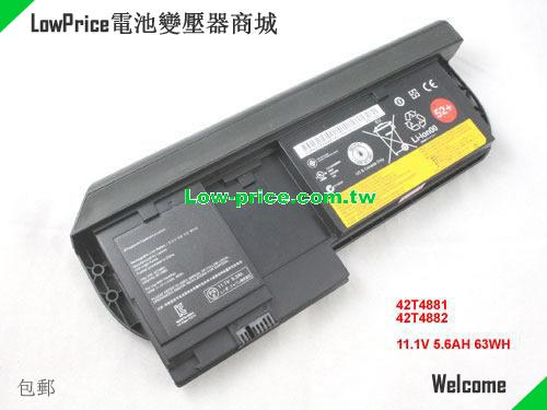 LENOVO FRU 42T4881 Battery 63.00Wh 11.1V Black Li-ion