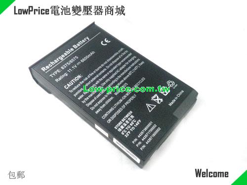 MITAC 442671600002 Battery 6600mAh 11.1V Black Li-ion