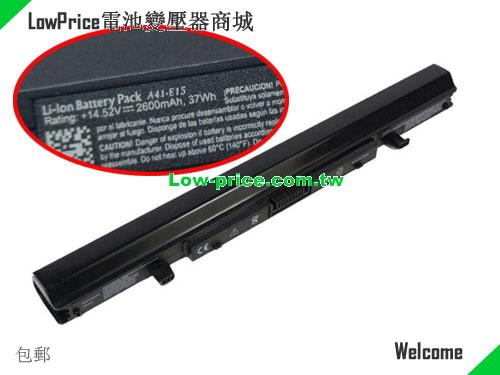 MAIMAI A41-E15 Battery 2600mAh, 37.00Wh  14.52V Black Li-ion
