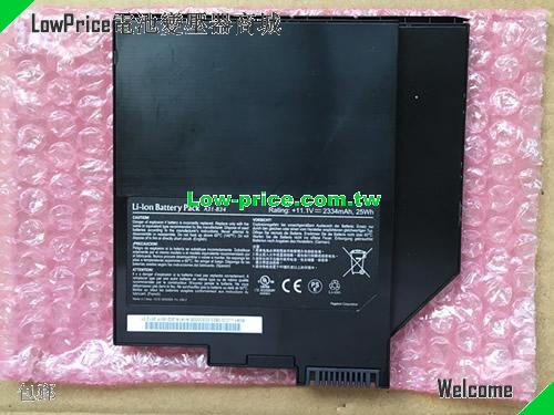 MEDION A31-B34 Battery 2334mAh, 25.00Wh  11.1V Black Li-Polymer