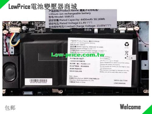 MECHREVO SSBS73 Battery 4400mAh, 50.16Wh  11.4V Black Li-Polymer
