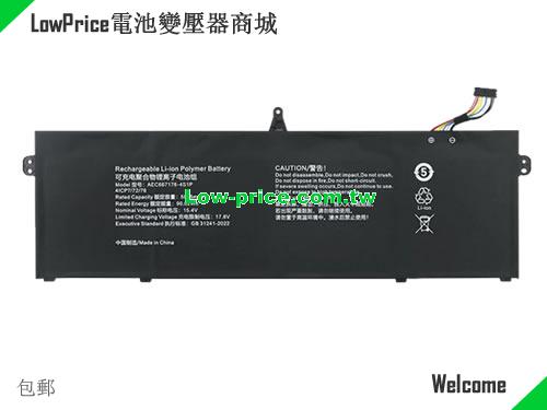 副廠/原廠 原廠 Aec667176-4s1p 電池 适合 Mechrevo 15 Pro A-7cc5u 筆電 15.4v 90.02wh