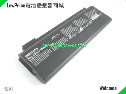 MSI 925C2590F Battery 7200mAh 10.8V Black Li-ion