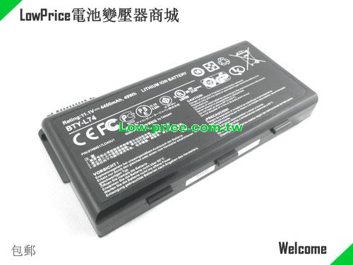 MSI BTY-L75 Battery 4400mAh, 49.00Wh  11.1V Black Li-ion
