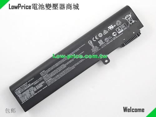MSI MS-16J1 Battery 3834mAh, 41.43Wh  10.8V Black Li-ion
