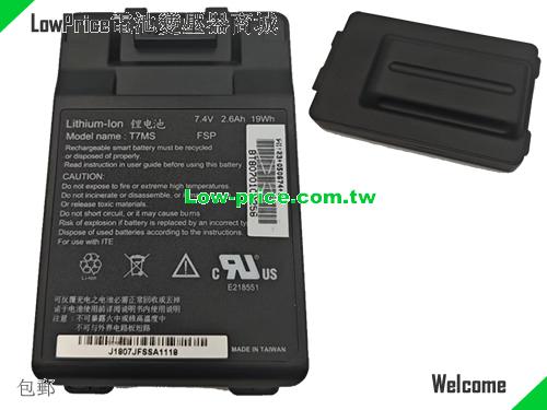 TWINHEAD T7MS FSP Battery 2600mAh, 19.00Wh , 2.60Ah 7.4V Black Li-ion