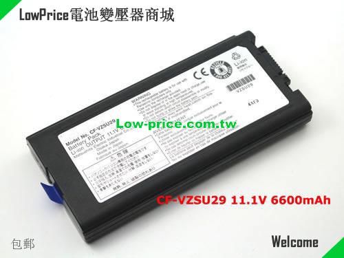 PANASONIC CF-VZSU29R Battery 6600mAh 11.1V Black Li-ion
