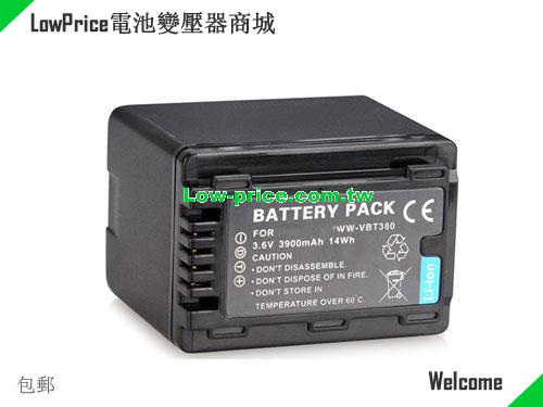 PANASONIC VWVBT190 Battery 3900mAh, 14.00Wh  3.6V Black Li-ion