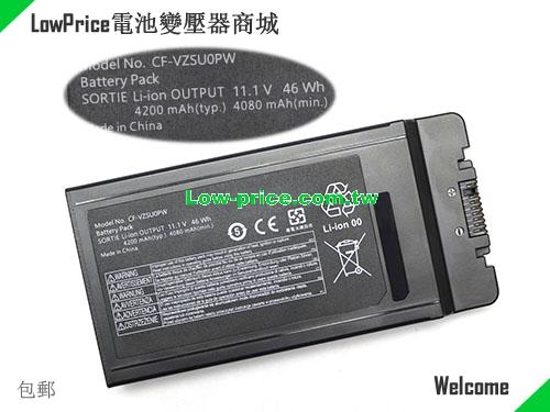 PANASONIC CF-VZSU0GJS Battery 4080mAh, 46.00Wh  11.1V Black Li-ion