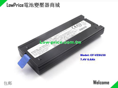 PANASONIC CF-VZSU30B Battery 6600mAh, 6.60Ah 7.4V Black Li-ion