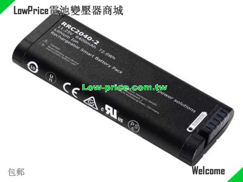 RRC 3ICR19/65-2 Battery 6400mAh, 72.00Wh  11.25V Black Li-ion