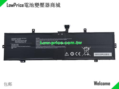 SIMPLO 4ICP7/38/143 Battery 6410mAh, 99.00Wh  15.48V Black Li-Polymer