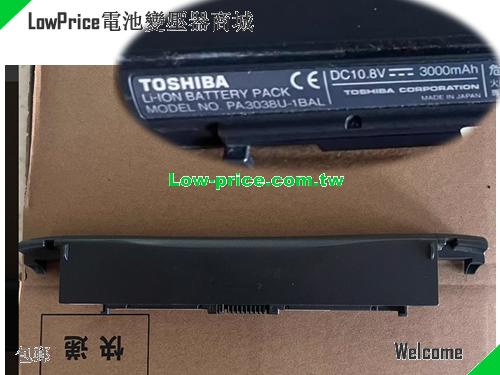 副廠/原廠 原廠 3000mah Pa3038u-1bal 電池 适合 Toshiba 3490c/3440ct/3470ct/3480ct 筆電