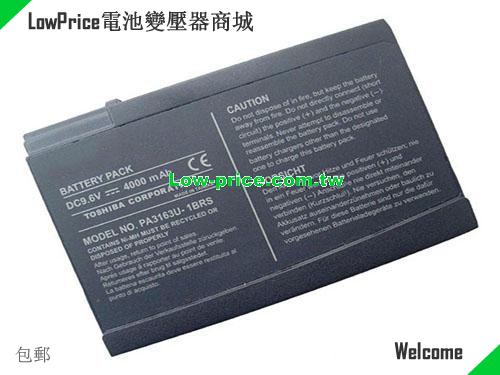 TOSHIBA K000823060 Battery 4000mAh, 38.00Wh  9.6V Black Li-ion