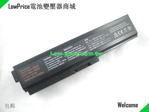 TOSHIBA PABAS228 Battery 8800mAh 10.8V Black Li-ion