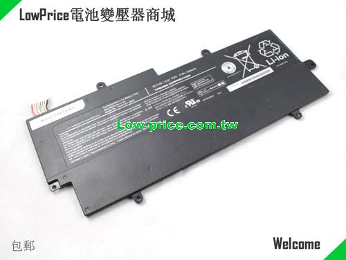 TOSHIBA Portege Z930-K08S Battery 3060mAh, 47.00Wh  14.8V Black Li-ion