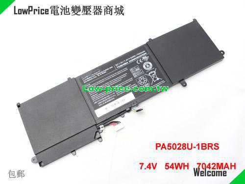 TOSHIBA PSU4RL-00700E Battery 7042mAh, 54.00Wh  7.4V Black Li-ion
