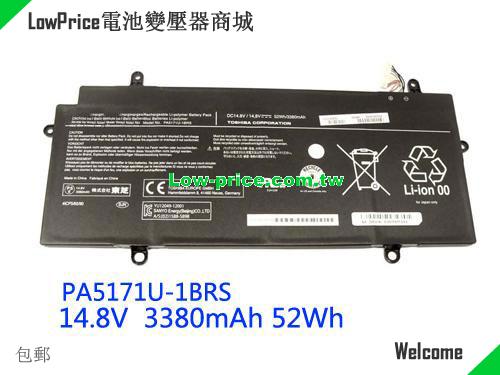 TOSHIBA Chromebook CB30-A3120 Battery 3380mAh 14.8V Black Li-ion