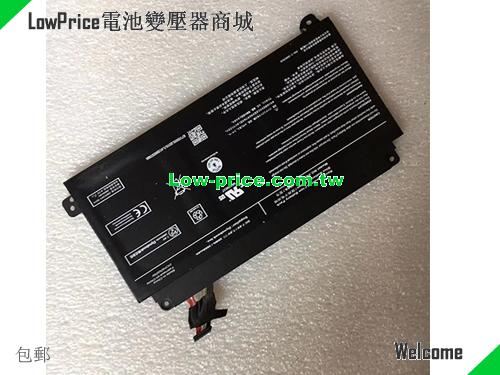 TOSHIBA PA5345U-1BRS Battery 3860mAh, 30.00Wh  7.6V Black Li-Polymer