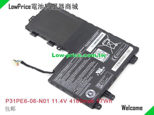 副廠/原廠 Bran New 原廠 Toshiba P31pe6-06-n01 電池 11.4v 4160mah 