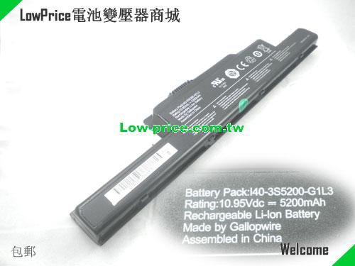 ADVENT I40-4S2200-C1L3 Battery 5200mAh 10.95V Black Li-ion