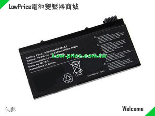 UNIWILL V30-3S4400-M1A2 Battery 4400mAh 11.1V Black Li-ion