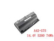 原廠 A42-g75 電池 适合 Asus G75 G75v G75vm G75vw 3d G75vx Series 14.4v