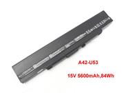 原廠 A42-u53 15v 5600mah Asus A31-u53 A32-u53 A33-u53 A41-u53 筆電電池