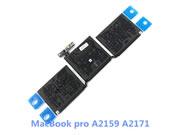 Repalcement A2171 電池 适合 Apple Macbook Pro A2159 Notebook 11.41v 58.2wh