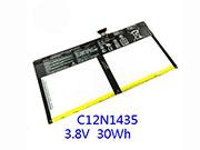 New Asus T100h T100ha Tablet 電池 C12n1435 3.8v 30wh