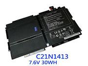 Asus C21n1413 電池 适合 Trans适合mer Book T300 T300a 7.6v