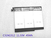 Asus C31n1512 電池 Rating 11.55v 3790mah