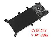 原廠 C21n1347 電池 适合 Asus X555 X555la X555ld X555ln 筆電 7.6v 38wh