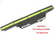 原廠 W547bat-4 電池 6-87w547s-424 适合 Clevo W547 筆電