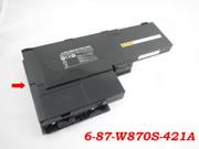 Clevo W860bat-3, W860bat-3(simplo), 6-87-w870s-421a, W860cu W870cu Series 電池