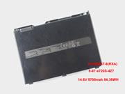 原廠 Clevo X7200bat-8(rxa) 6-87-x720s-4z7 電池 适合 Terrans 适合ce X7200 筆電 84.36wh