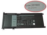 Dell 33ydh 電池 适合 Inspiron 17 7778 7779 筆電, 15.2v 56wh