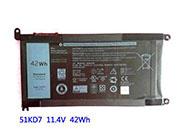 11.4v 42wh 51kd7 電池 Fy8xm Y07hk 适合 Dell Chromebook 3180 3181