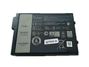 7wnw1 電池 适合 Dell Li-polymer 11.4v 4342mah 51wh