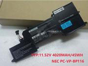 原廠 Nec Pc-vp-bp116 電池 11.52v 4020mah