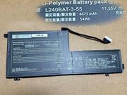 原廠 筆電電池 适合 原廠 Hasee L240bat-3-55 筆電電池 6-87-l240s-54b00 11.55v 55wh
