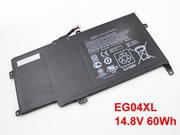 原廠 Eg04xl 681951-001 電池 适合 Hp Envy 6 6-1000 6-1000sg 6-1003tu 6-1007tx 6-1090se Series 電池 14.8v 60wh