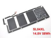 原廠 Hp Sl04xl Hstnn-ib3j 電池 适合 Hp Envy 14 Spectre