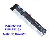 46wh 電池 适合 Lenovo 45n1138 45n1139