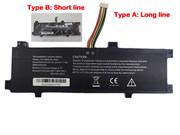 原廠 适合 Medion Mlp4372121-2s 40064487 筆電電池, 7.6v 5000mah