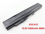 A32-a15 A41-a15 電池 Msi A6400 Cr640mx Cx640dx Cr640dx Cx640mx 筆電 10.8v 47wh 5200mah
