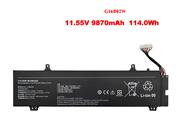 筆電電池 适合 Brand New 114wh G16b02w 電池 适合 Redmi G 16.1 2021 筆電, 11.55v