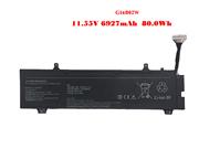 筆電電池 适合 Brand New 80wh G16b02w 電池 适合 Redmi G 16.1 2021 筆電, 11.55v