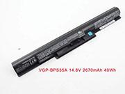 原廠 New Vgp-bps35a 電池 适合 Sony Vaio 14e 15e Series Svf152c29m Svf1521a2e Svf15217sc 筆電 14.8v 2670mah 40wh